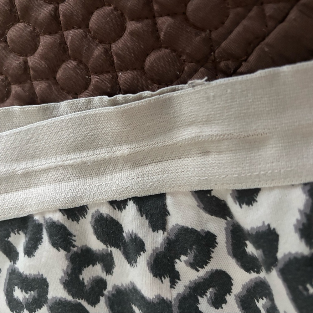 Pact Leopard Print Bralette - Black and Cream - Picture 4 of 4